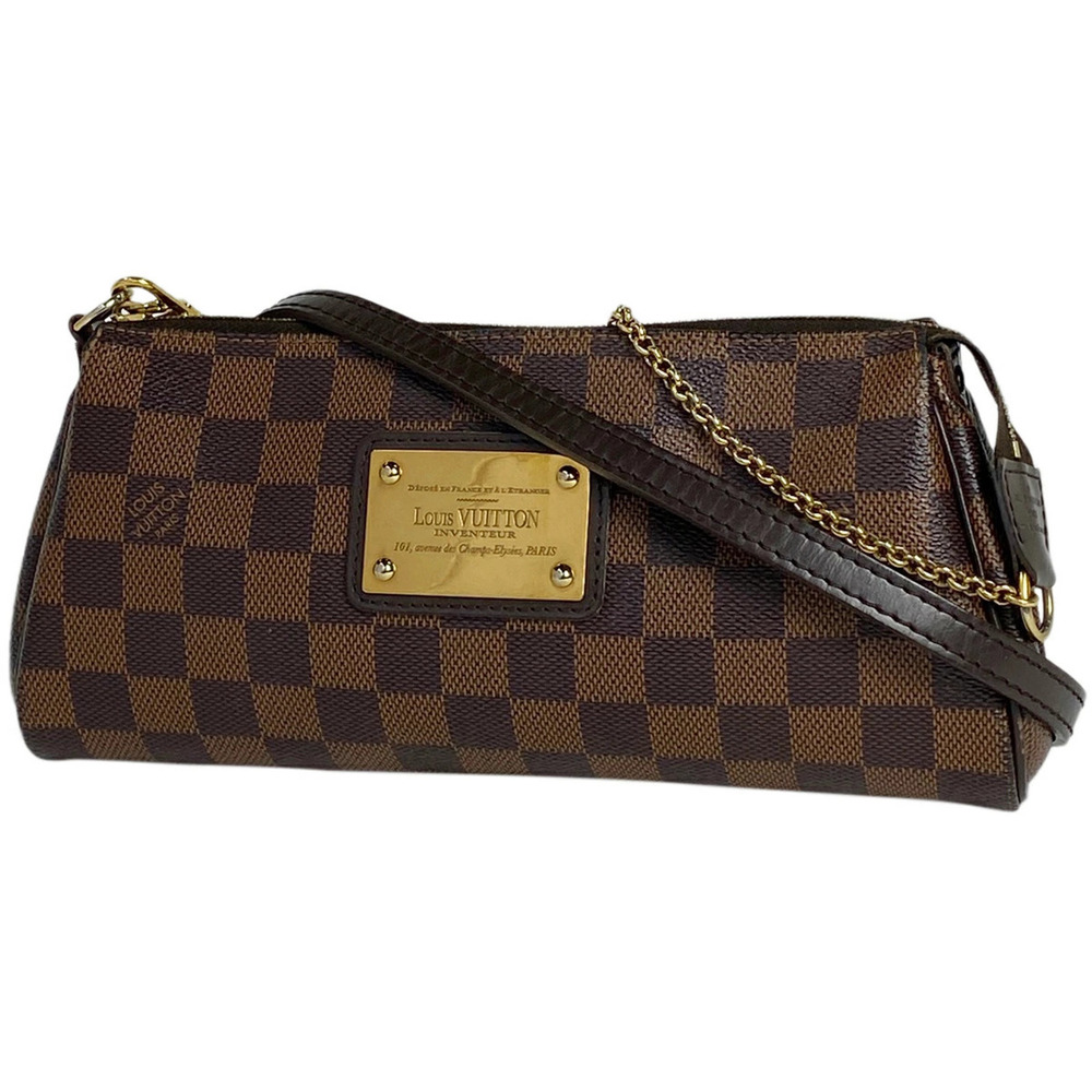 Louis Vuitton Eva Shoulder Bag Crossbody Handbag Damier Brown